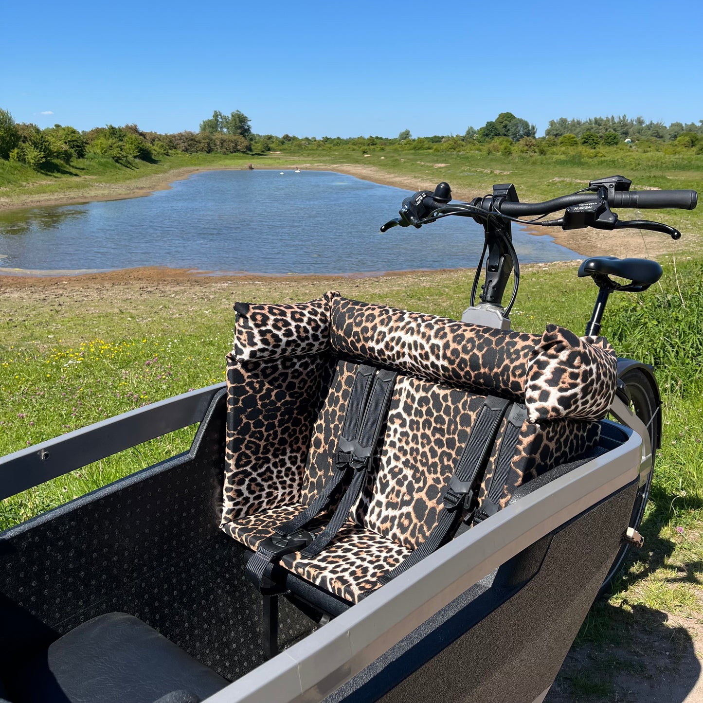 Lastenfahrrad Kissen Lovens - Leopard