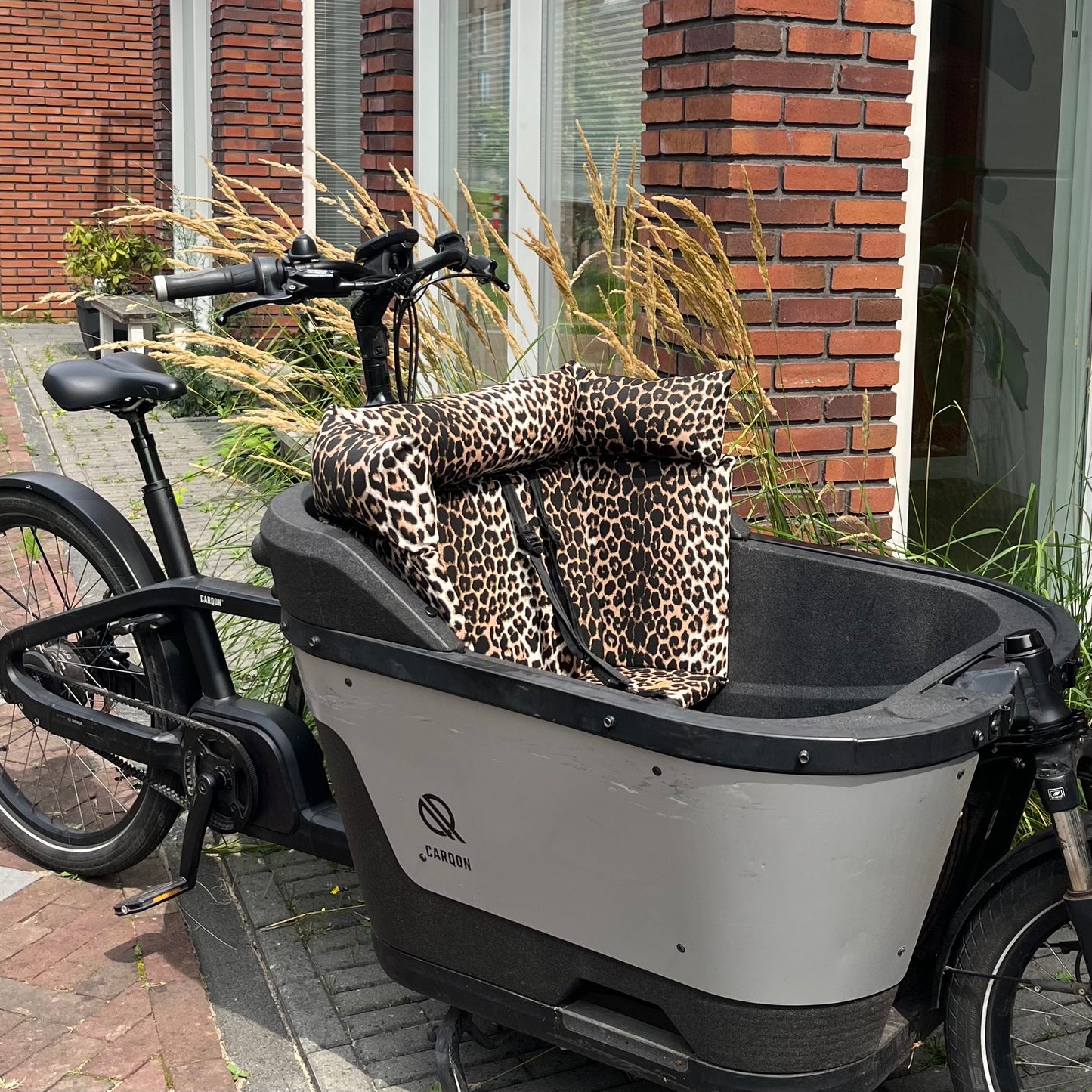 Bakfiets kussen Carqon - Leopard
