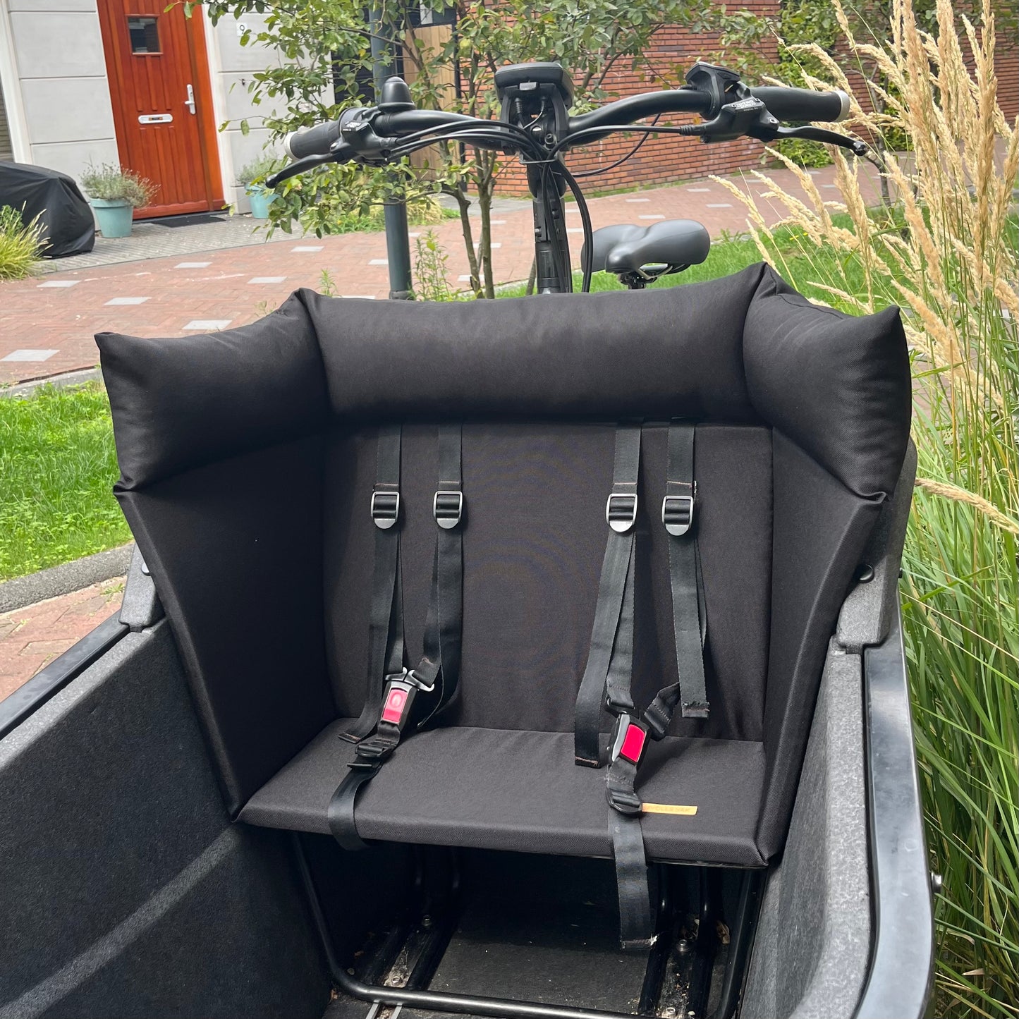 Bakfiets kussen Carqon - Zwart
