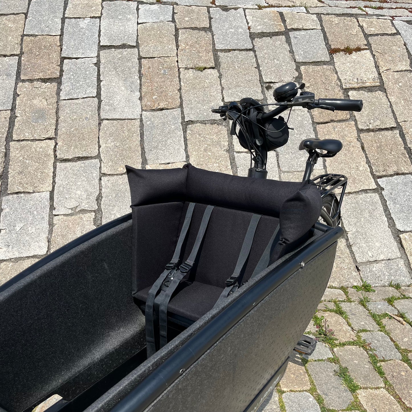 Cargo bike pillow - Black