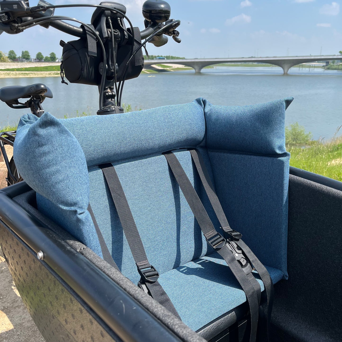 Bakfiets kussen Urban Arrow - Blauw