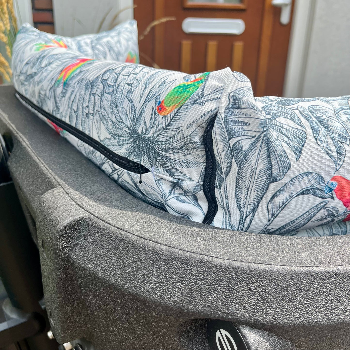 Bakfiets kussen Carqon - Parrot