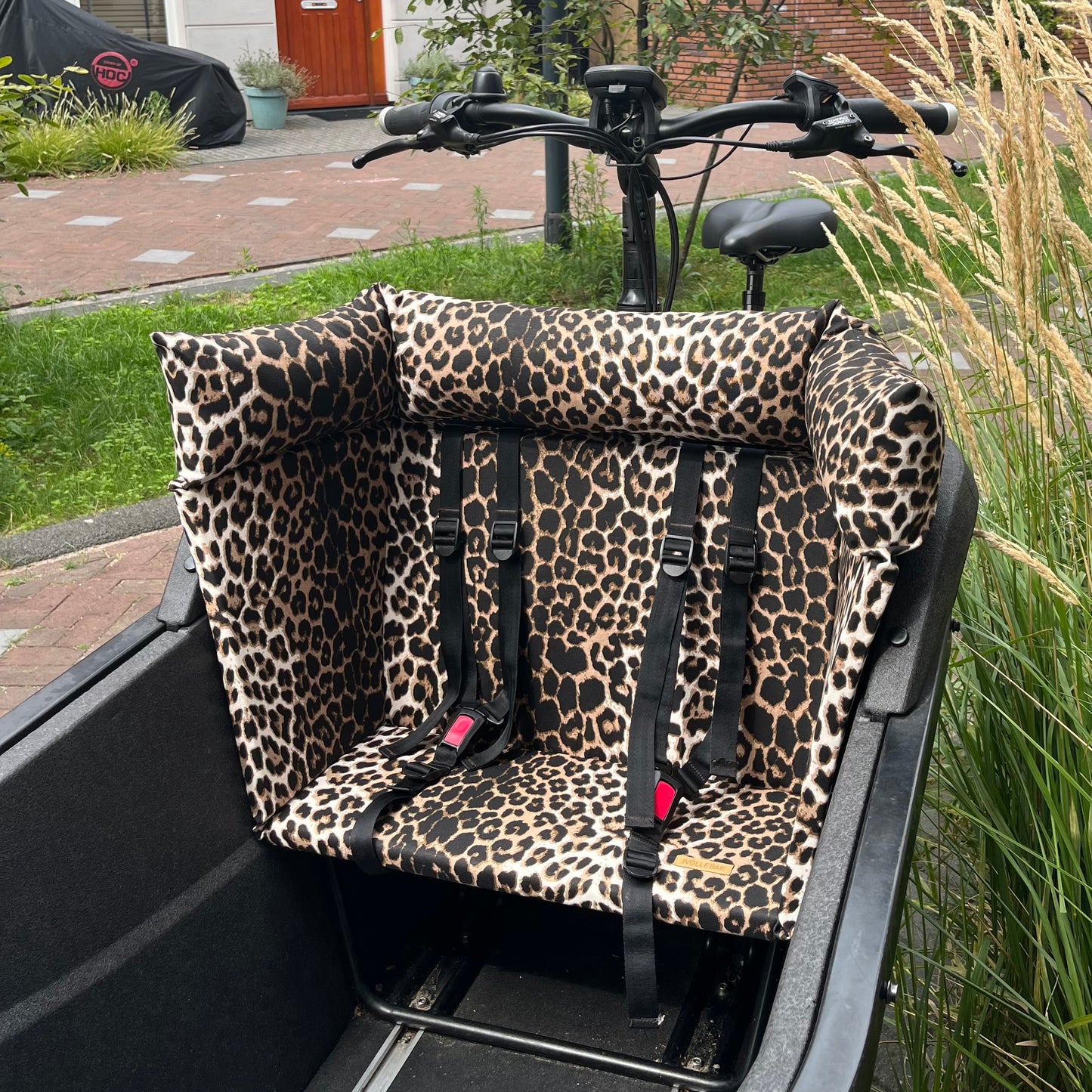 Bakfiets kussen Carqon - Leopard