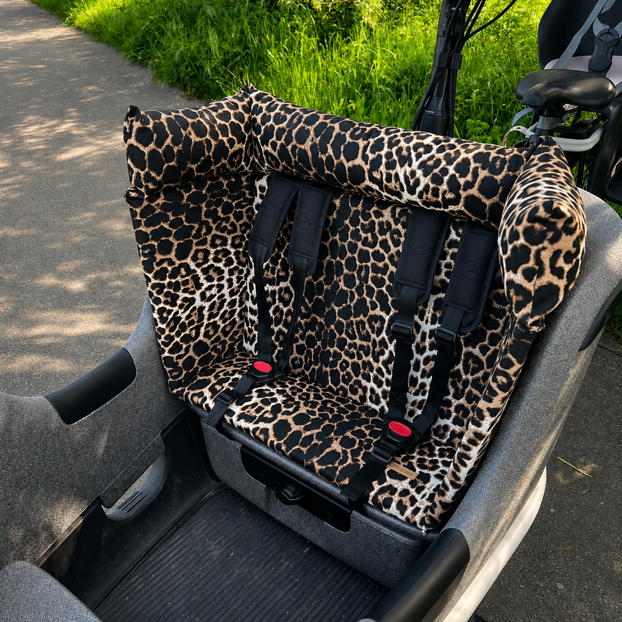 Cargo bike cushion Gazelle Makki - Leopard