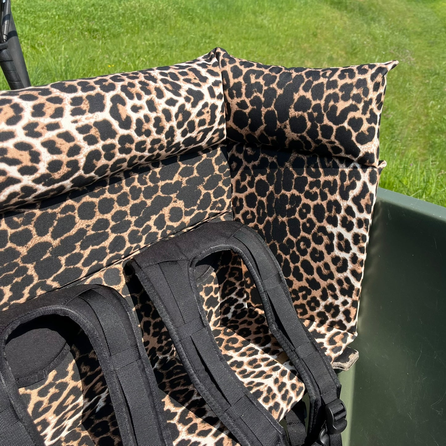 Cargo bike cushion Dolly - leopard