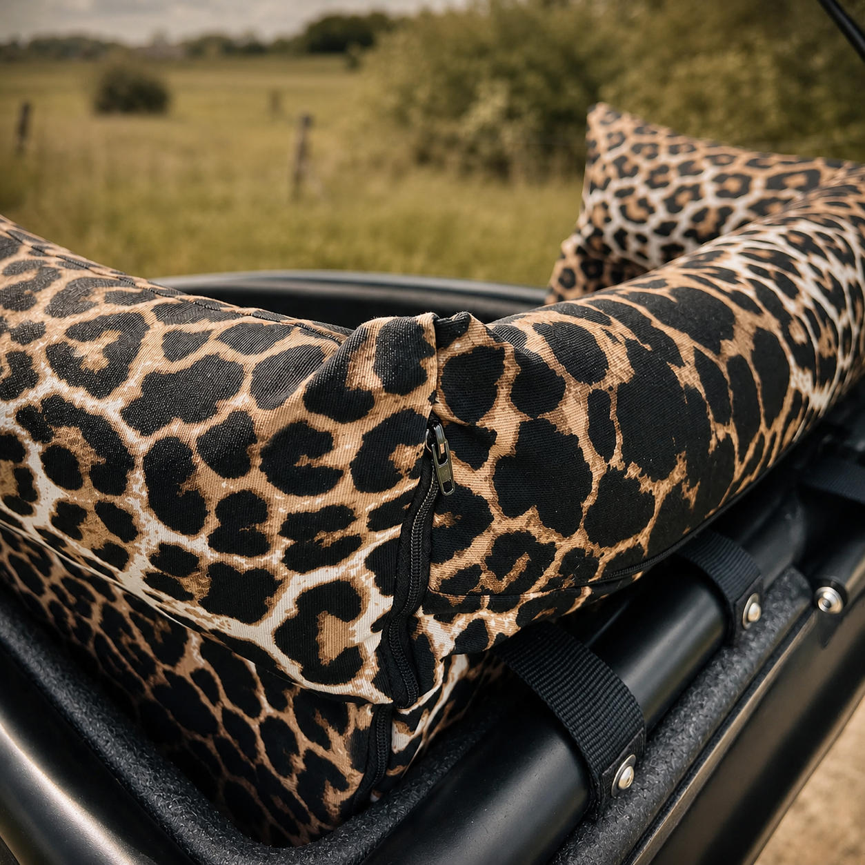 Lastenfahrrad Kissen Carqon - Leopard