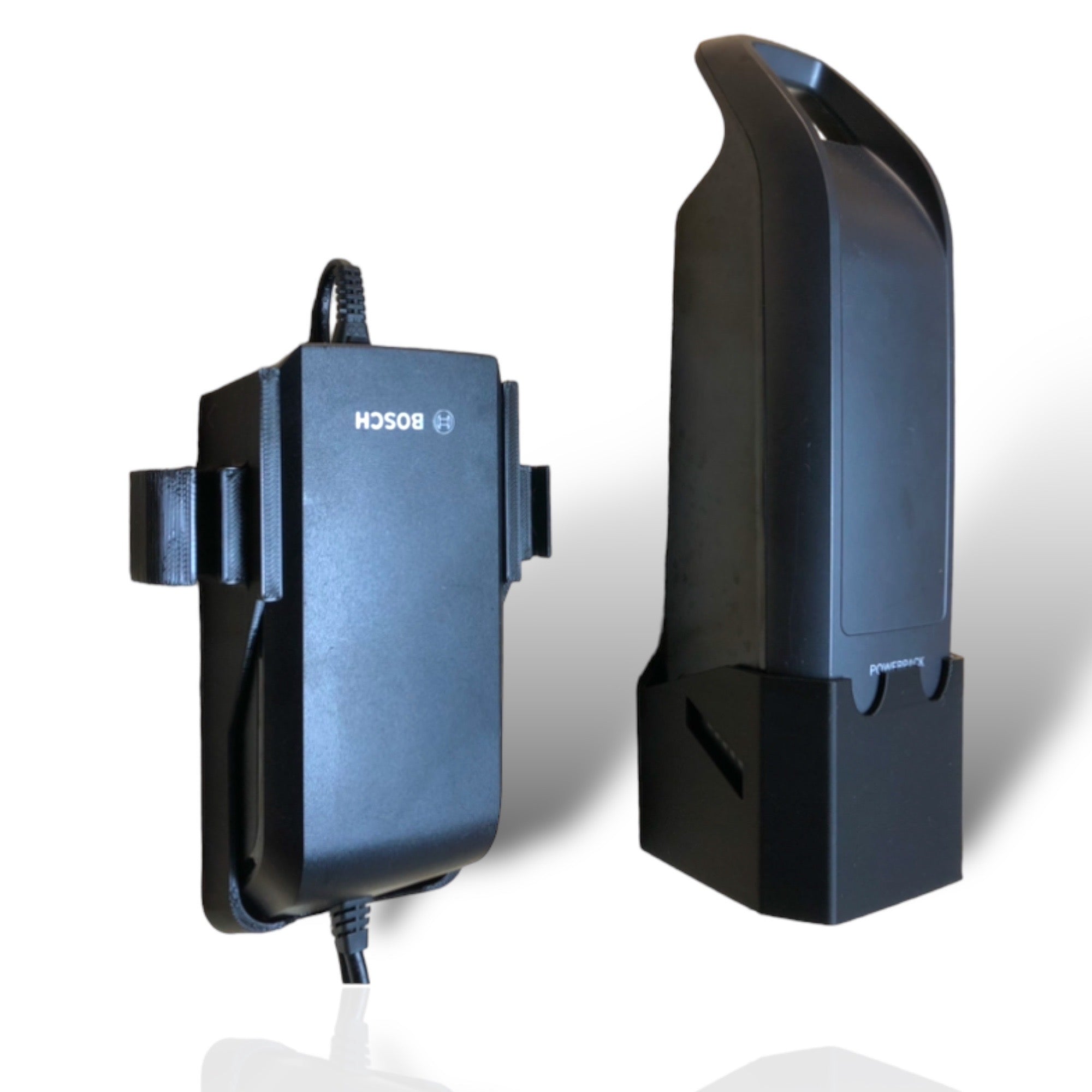 thumbnail image 2 of Bosch 4A E-Bike Charger Wall Mount - 3D Printed Holder 2 of 6