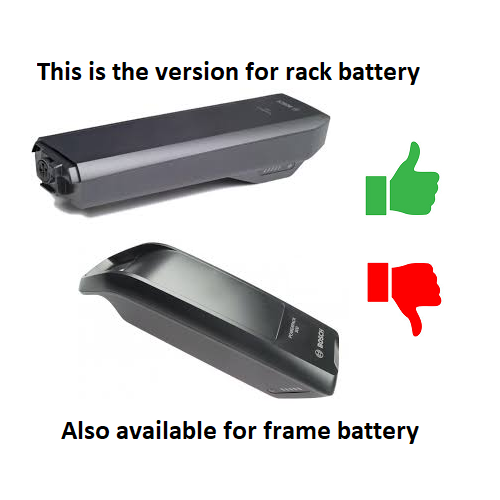 Wall storage system for Bosch PowerPack (rack/luggage carrier) & charger