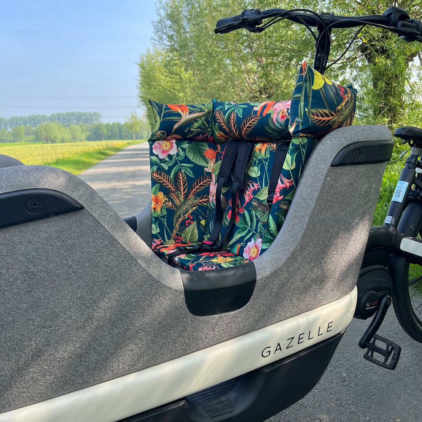 Cargo bike cushion Gazelle Makki - Jungle