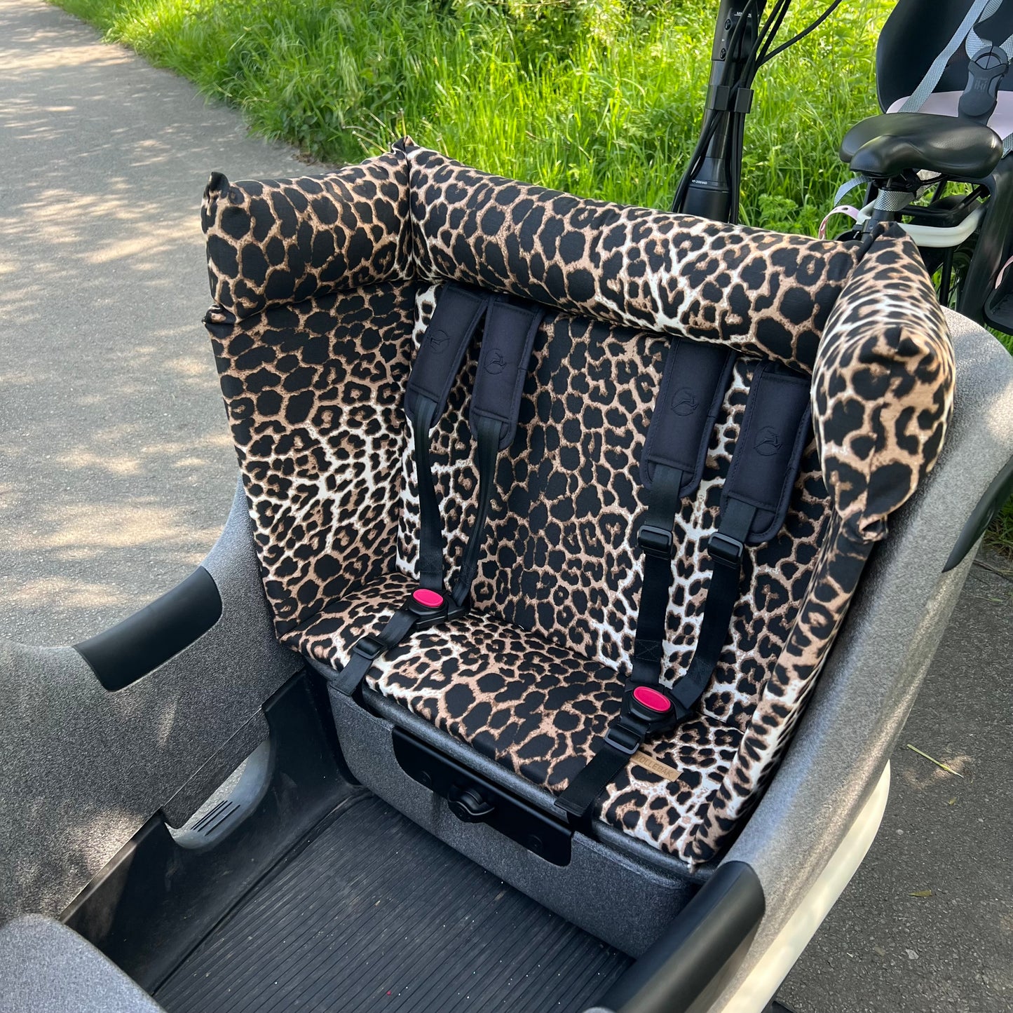 Cargo bike cushion Gazelle Makki - Leopard