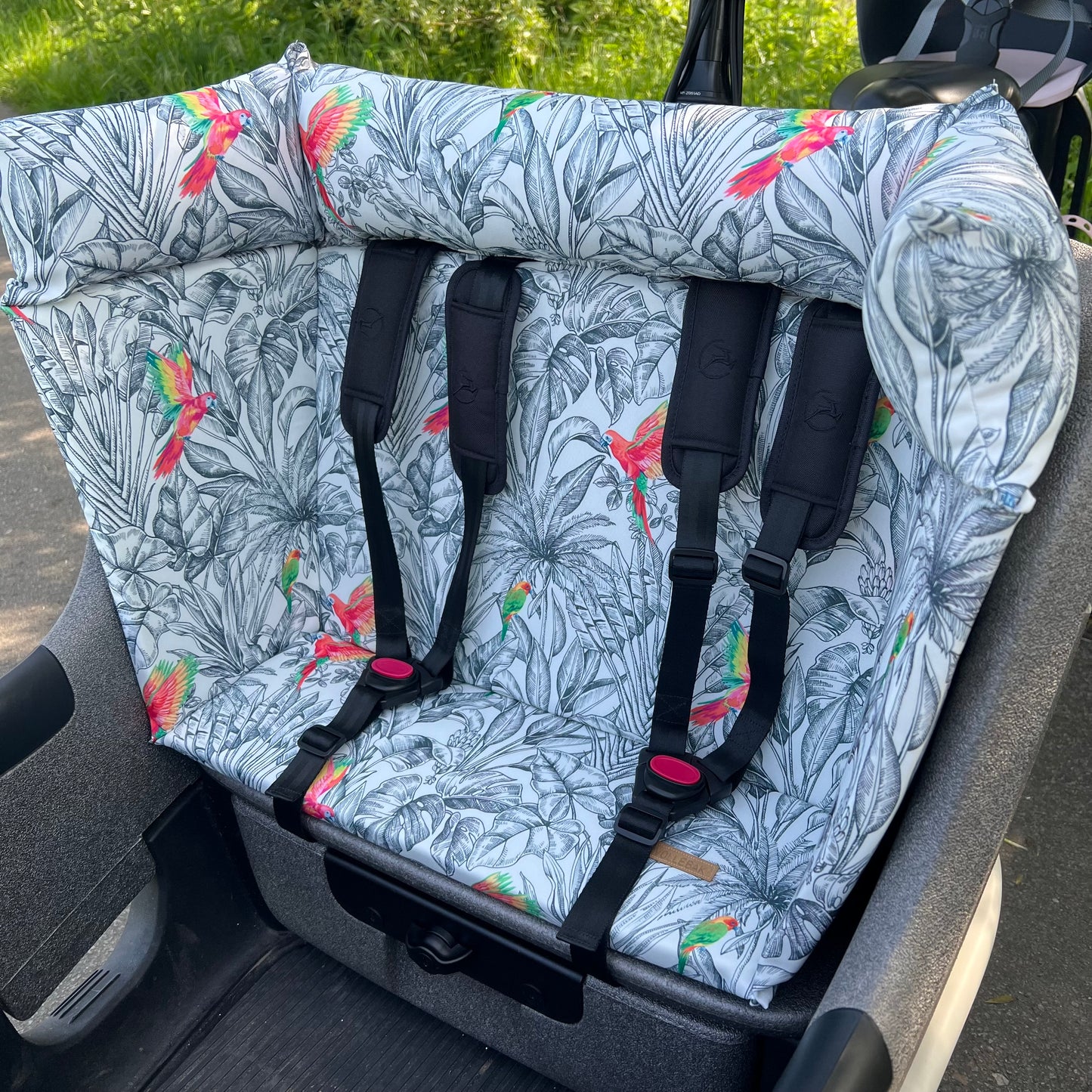 Cargo bike cushion Gazelle Makki - Parrot