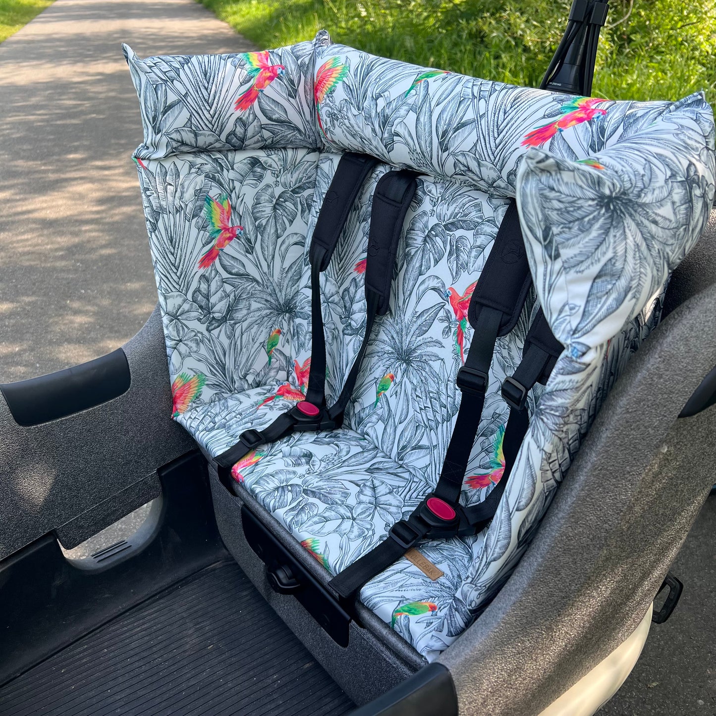 Cargo bike cushion Gazelle Makki - Parrot