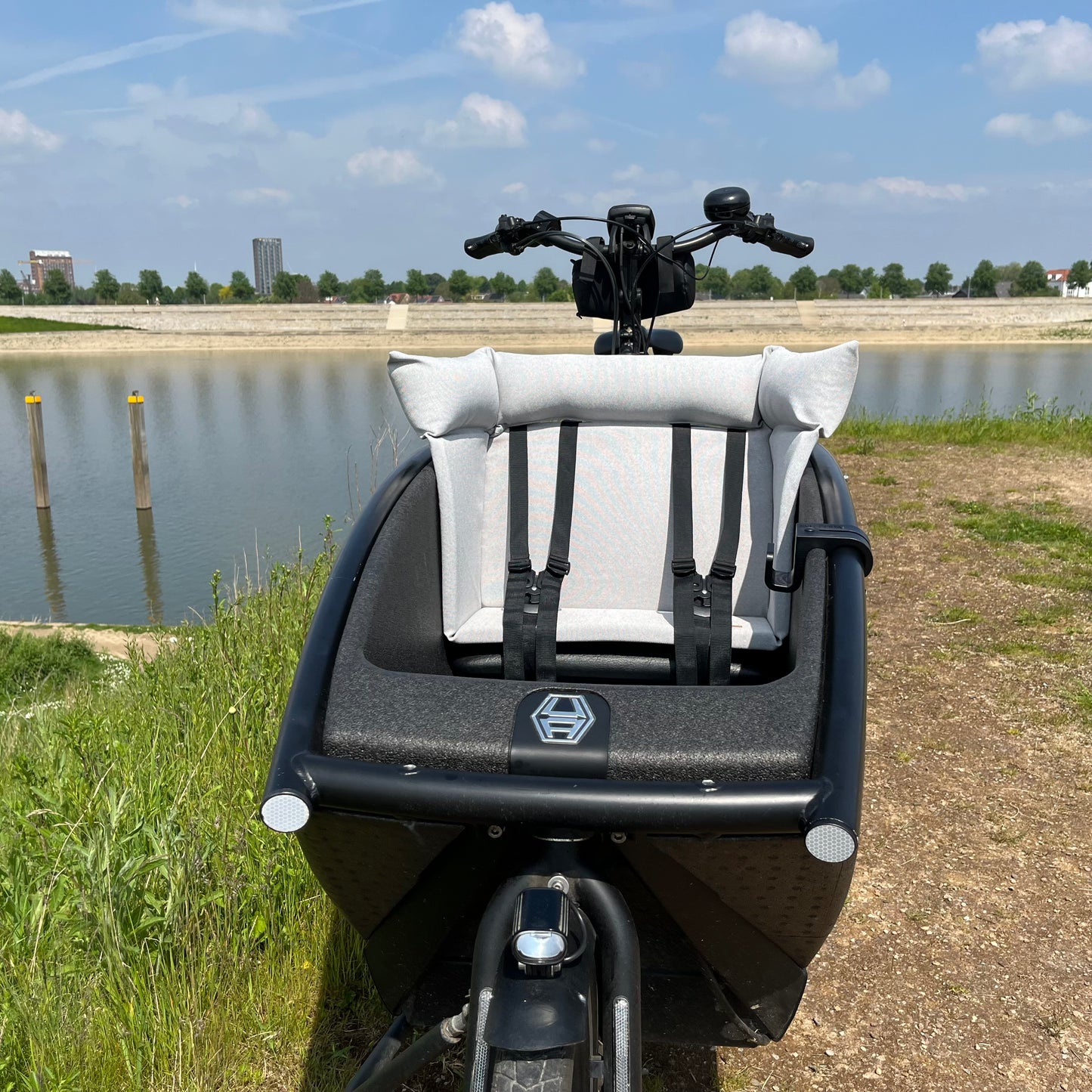 Lastenfahrrad Kissen Urban Arrow - Grau