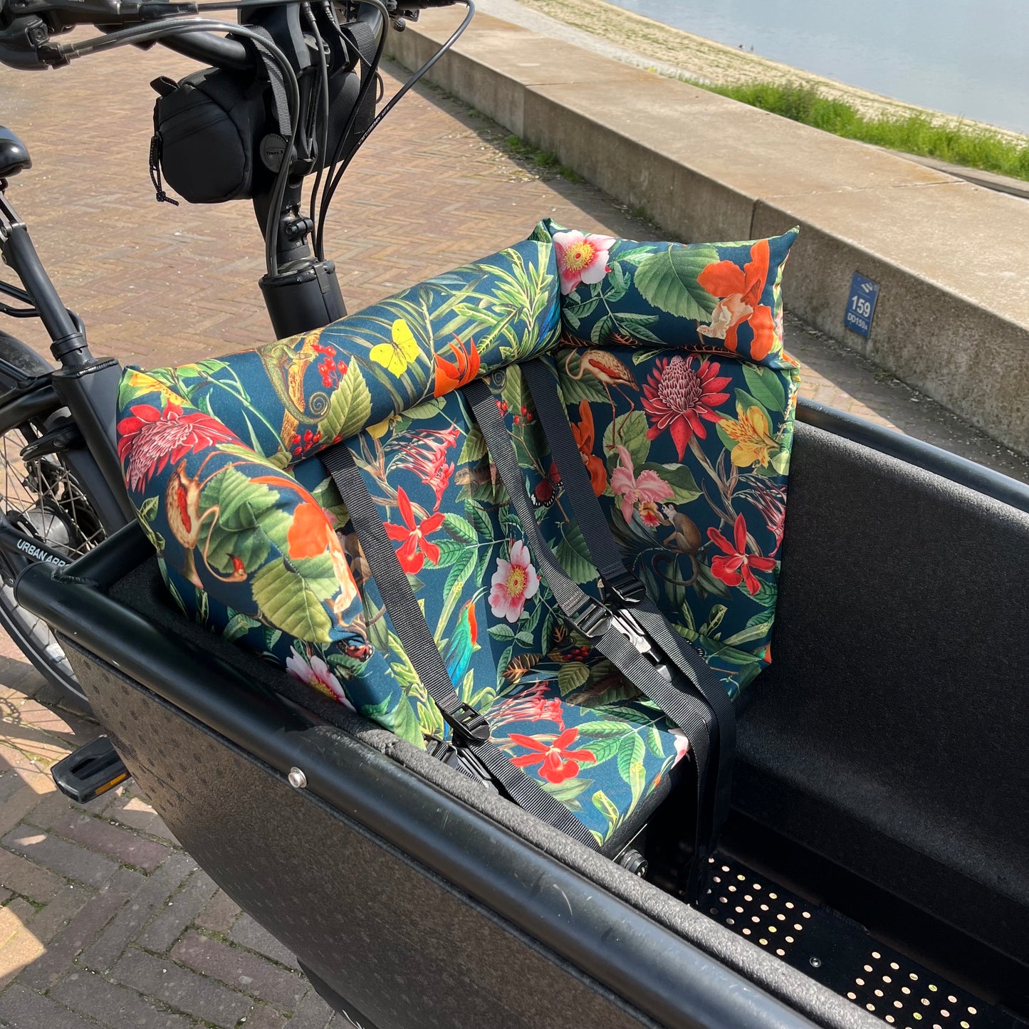 Bakfiets kussen Urban Arrow - Jungle