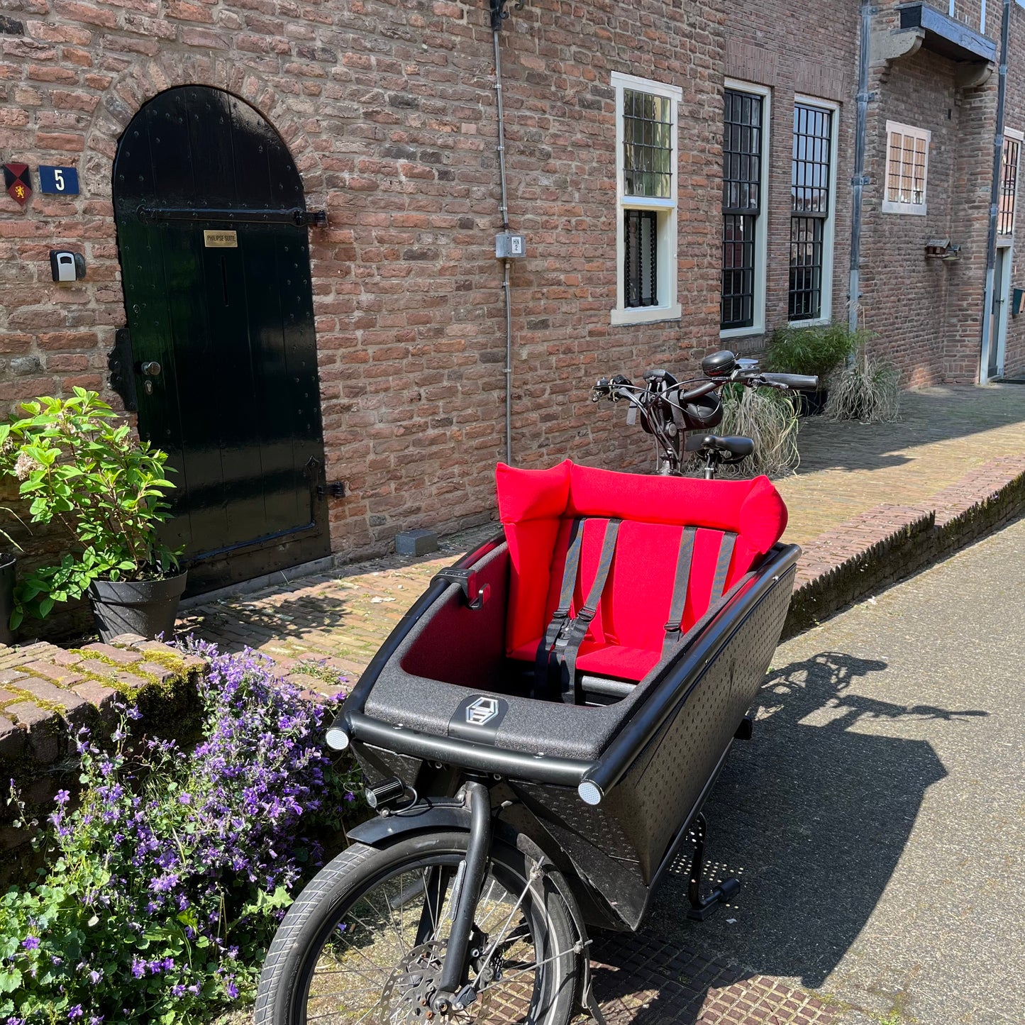 Bakfiets kussen Urban Arrow - Rood