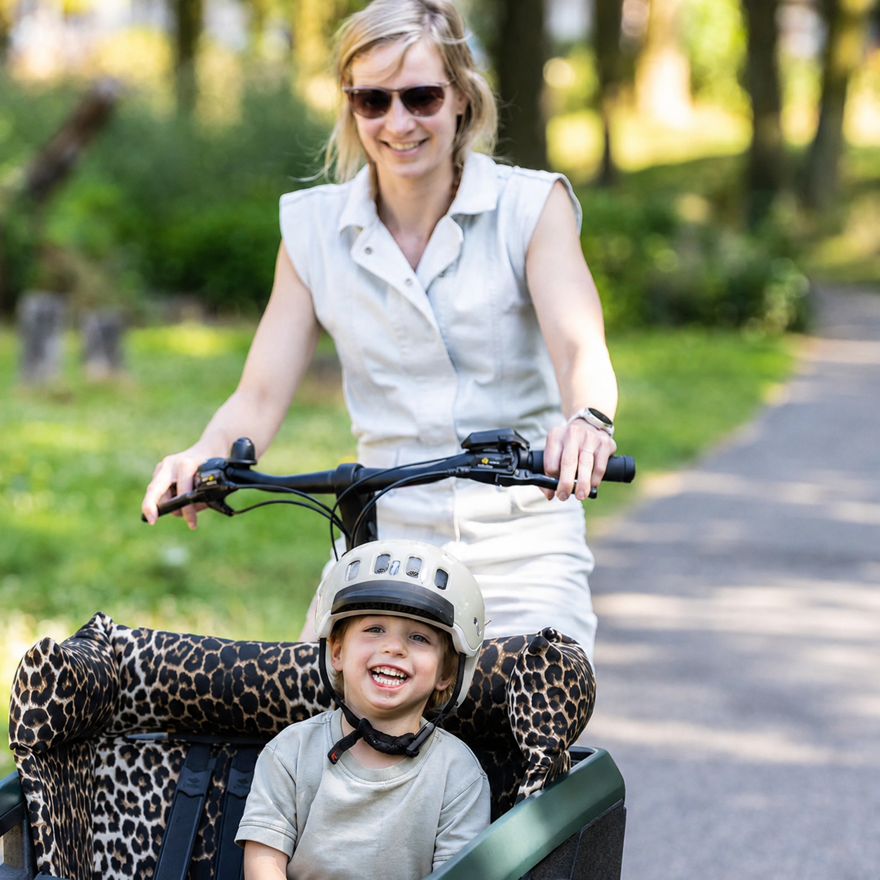 Cargo bike cushion Lovens - Leopard