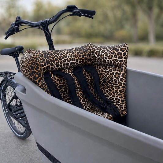 Cargo bike cushion Dolly Joy - leopard