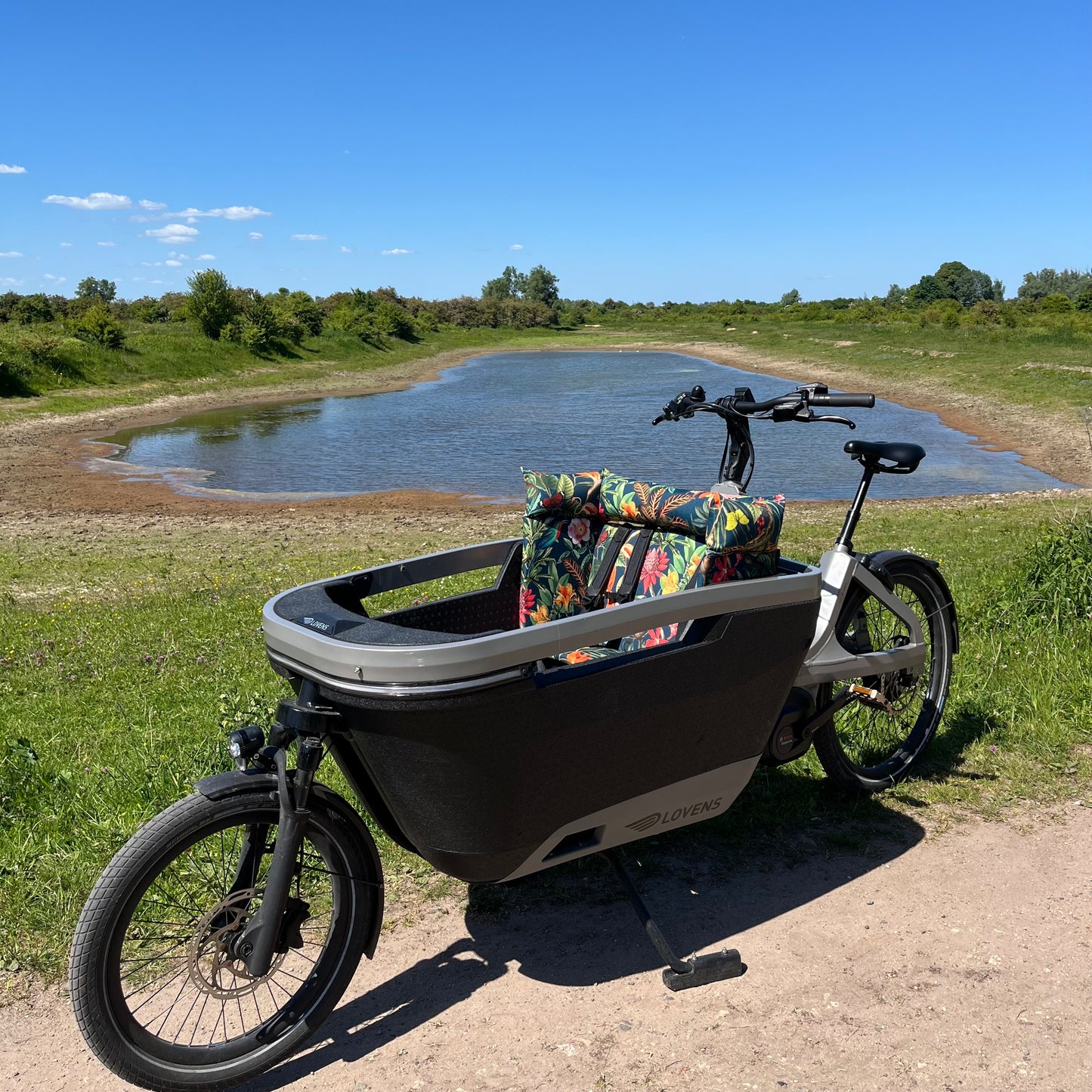 Lastenfahrrad Kissen Lovens - Jungle
