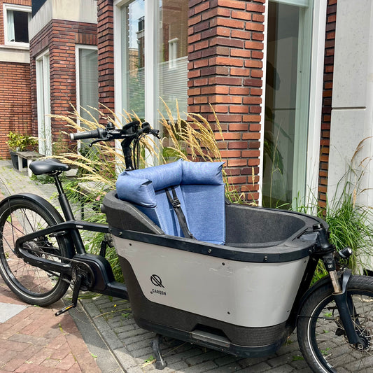 Bakfiets kussen Carqon - Blauw