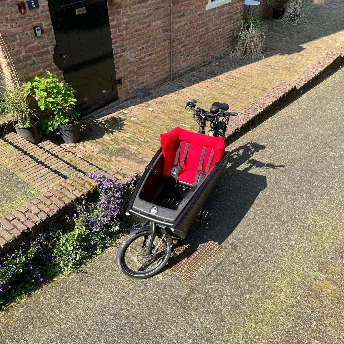 Bakfiets kussen Urban Arrow - Rood