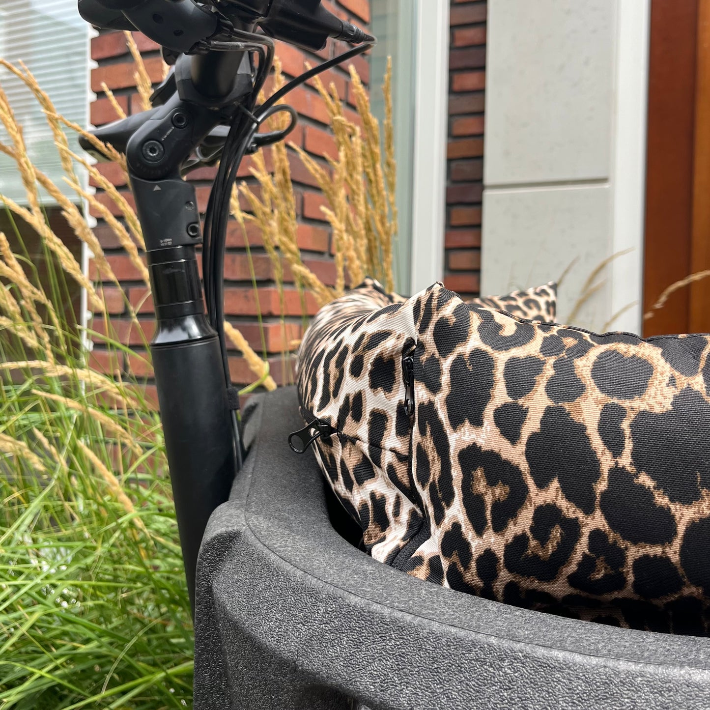 Bakfiets kussen Carqon - Leopard