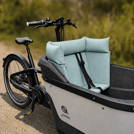 Cargo bike cushion Carqon - Mint green