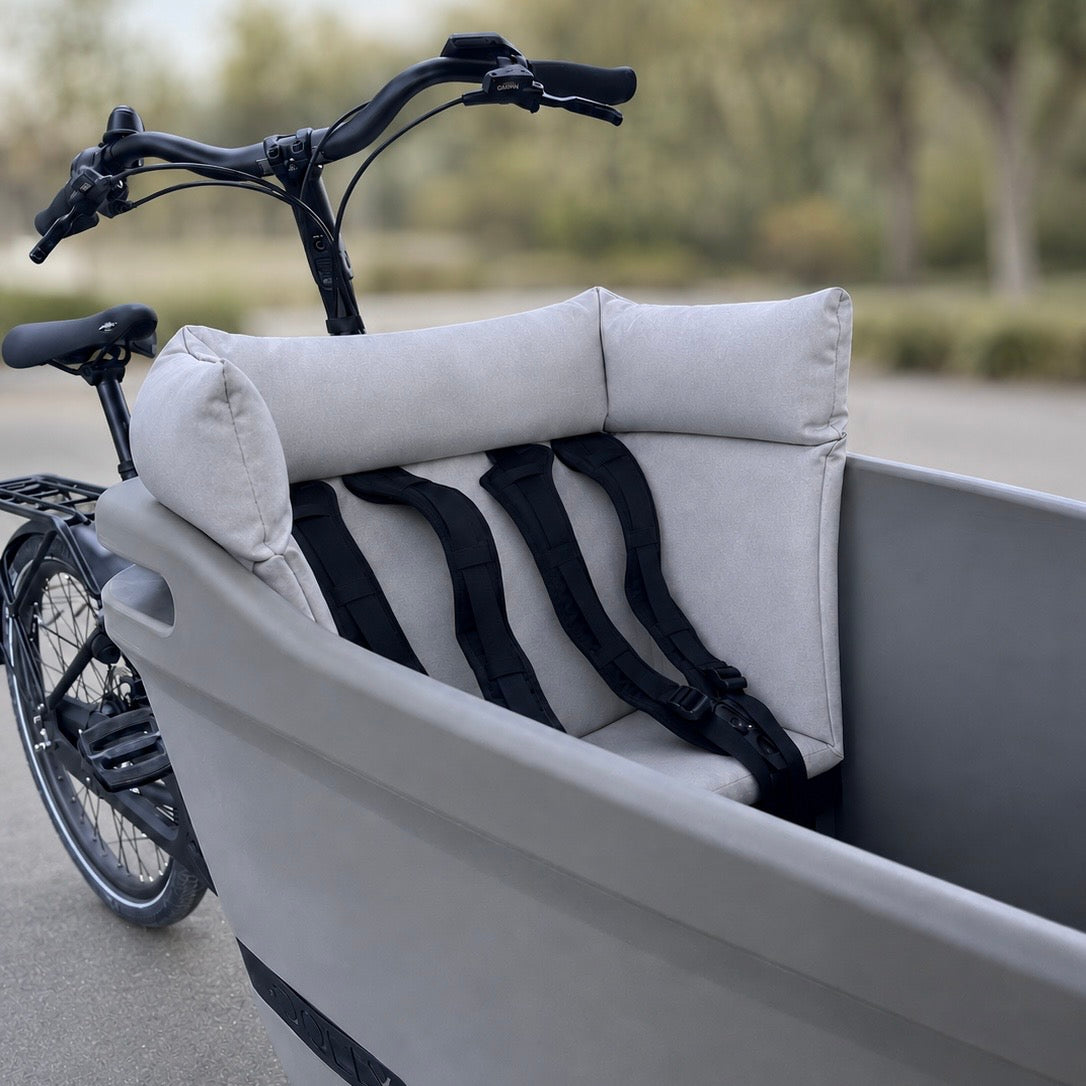 Bakfiets kussen Dolly Joy - grijs