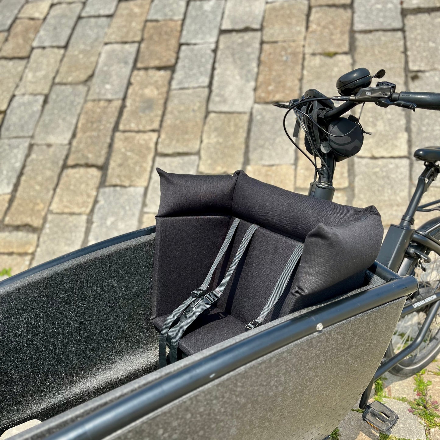 Bakfiets kussen Urban Arrow - Zwart