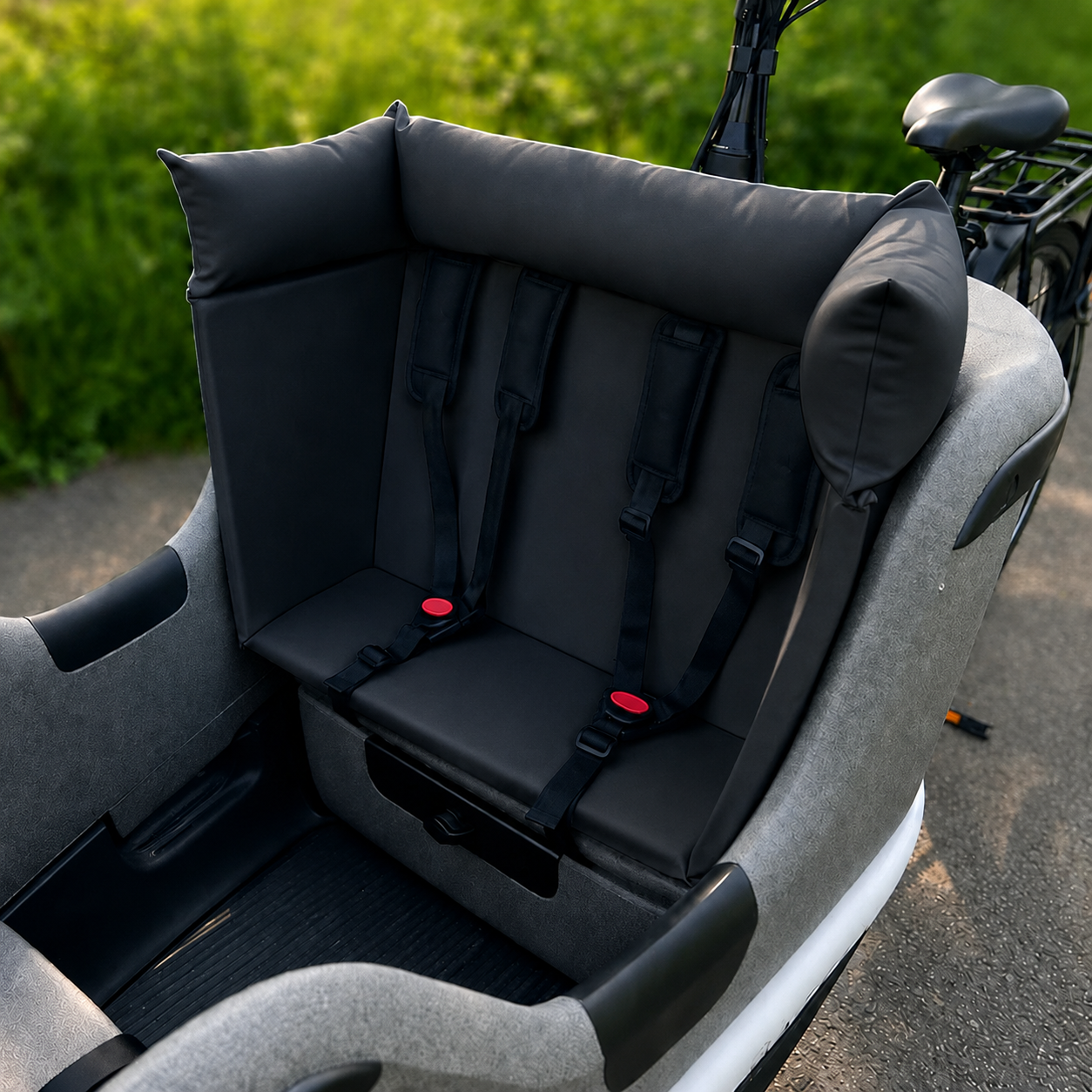 Bakfiets kussen Gazelle Makki - Zwart