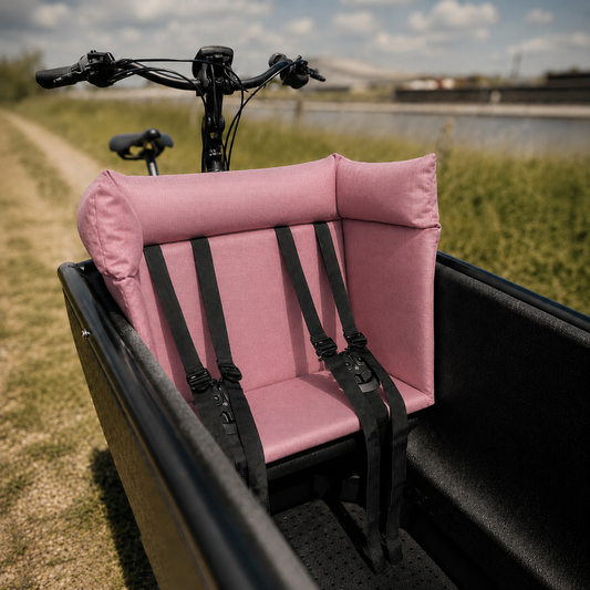 Lastenfahrrad Kissen Urban Arrow - Altrosa