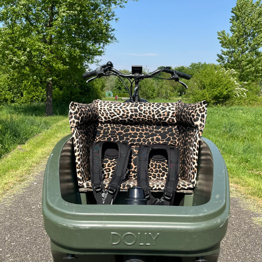 Lastenfahrrad Kissen Dolly - Leopard