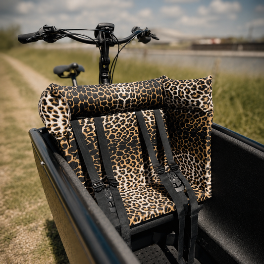 Lastenfahrrad Kissen Urban Arrow - Leopard