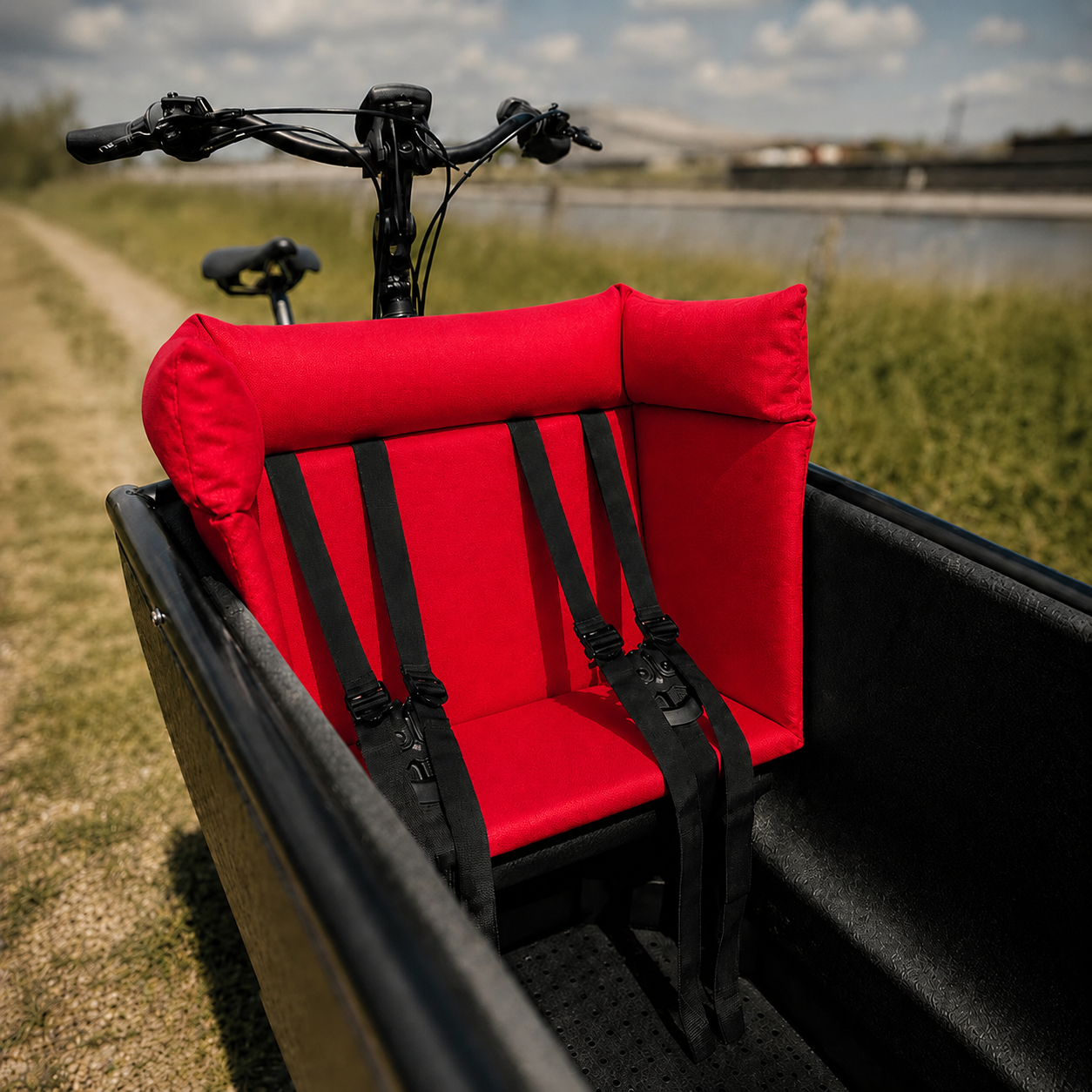 Cargo bike pillow Urban Arrow - Red
