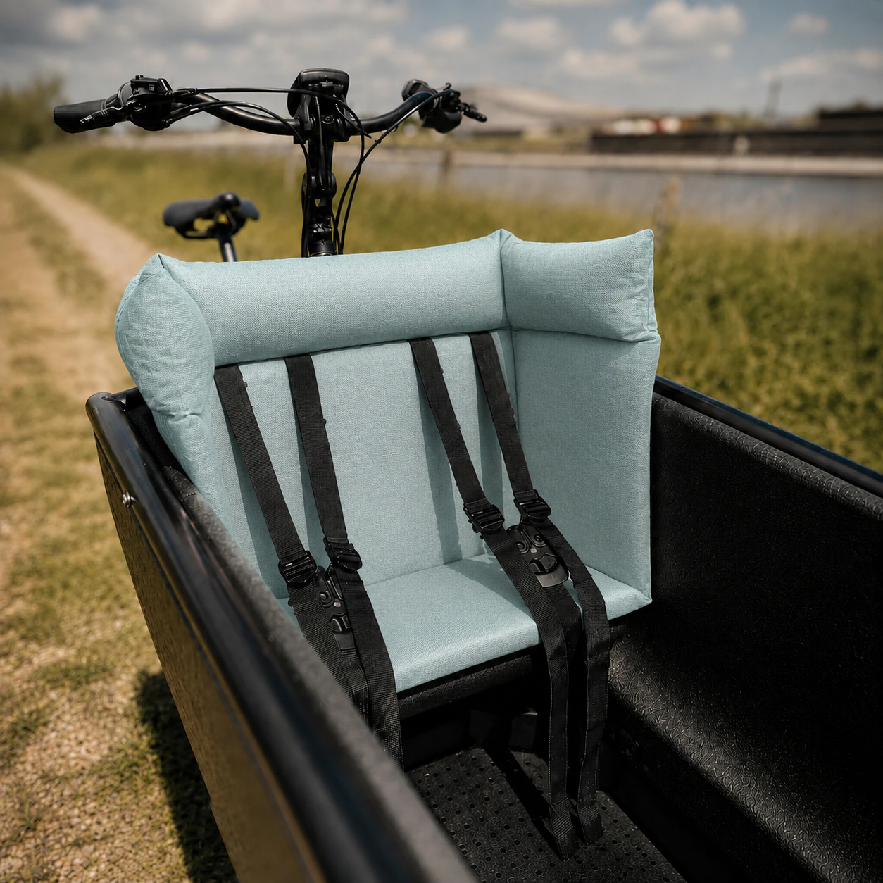 Cargo bike pillow Urban Arrow - Mint green