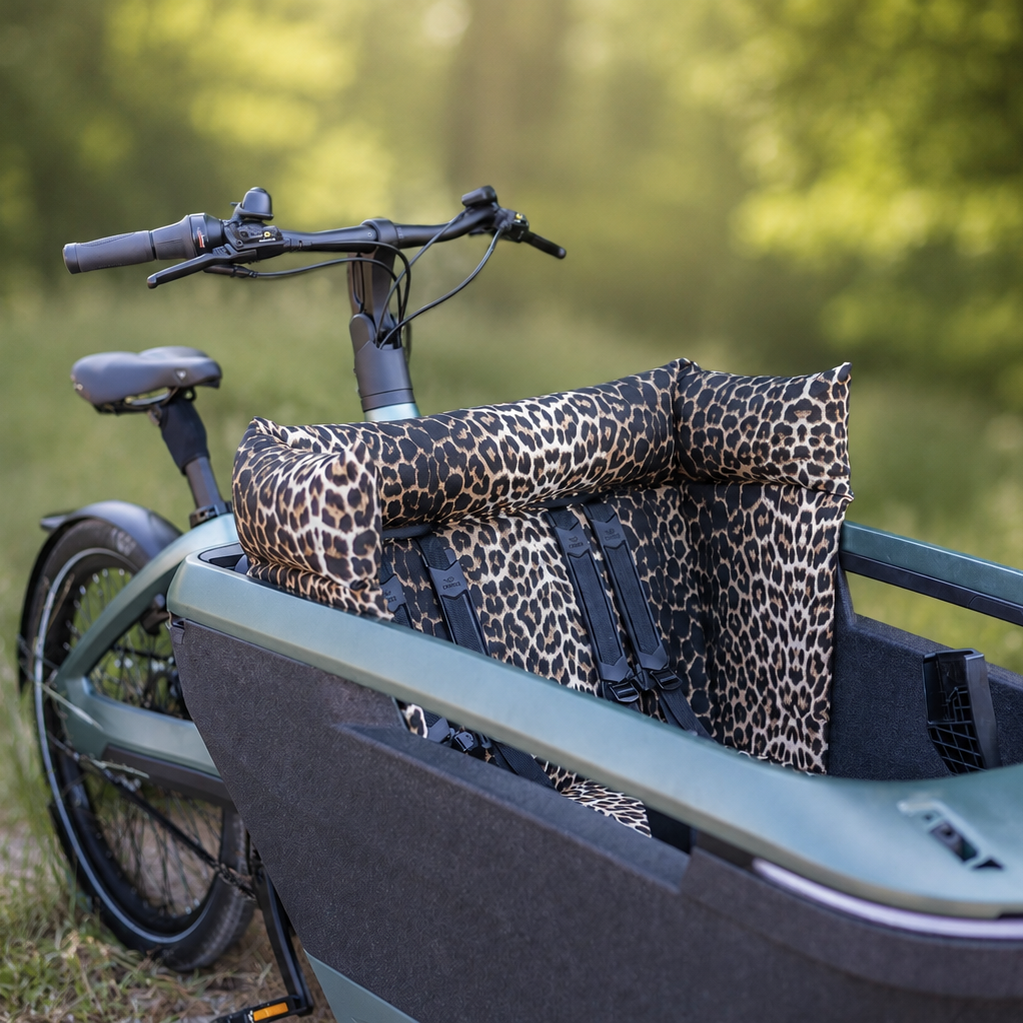 Cargo bike cushion Lovens - Leopard
