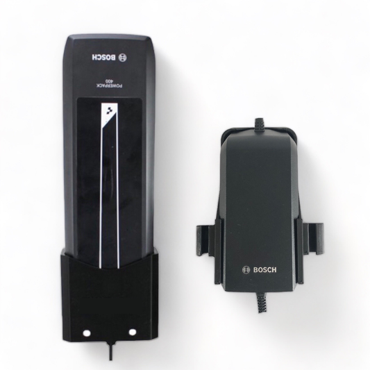 Wandaufbewahrungssystem für Bosch PowerPack (rack/Gepäckträger) & charger