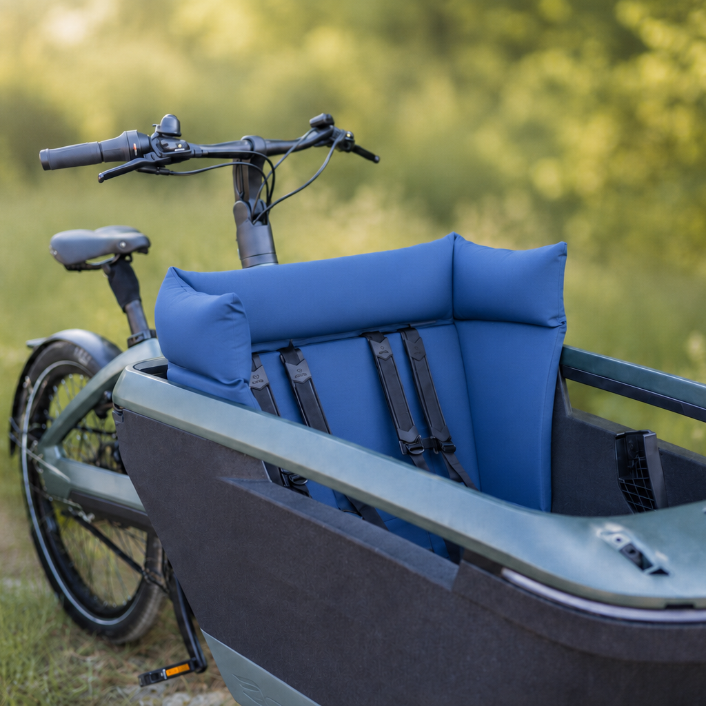 Bakfiets kussen Lovens - Blauw