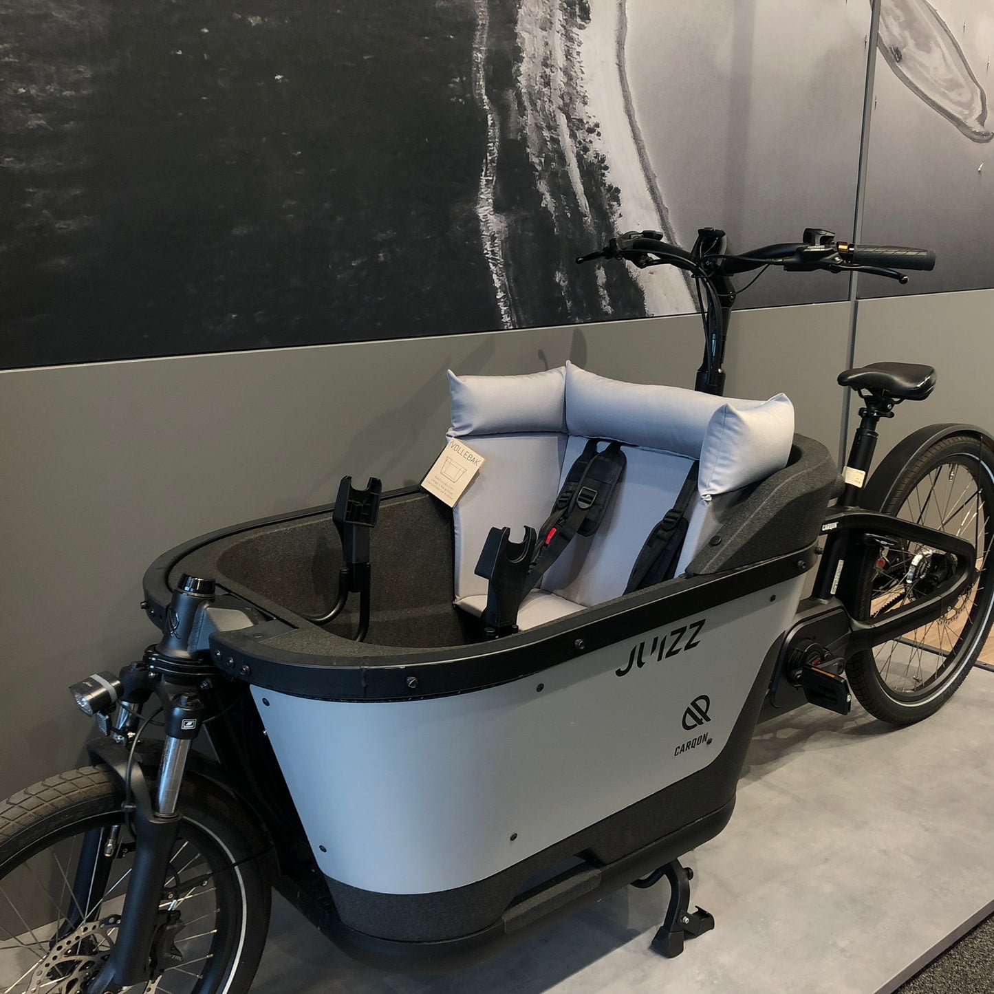 Cargo bike cushion Carqon - Grey