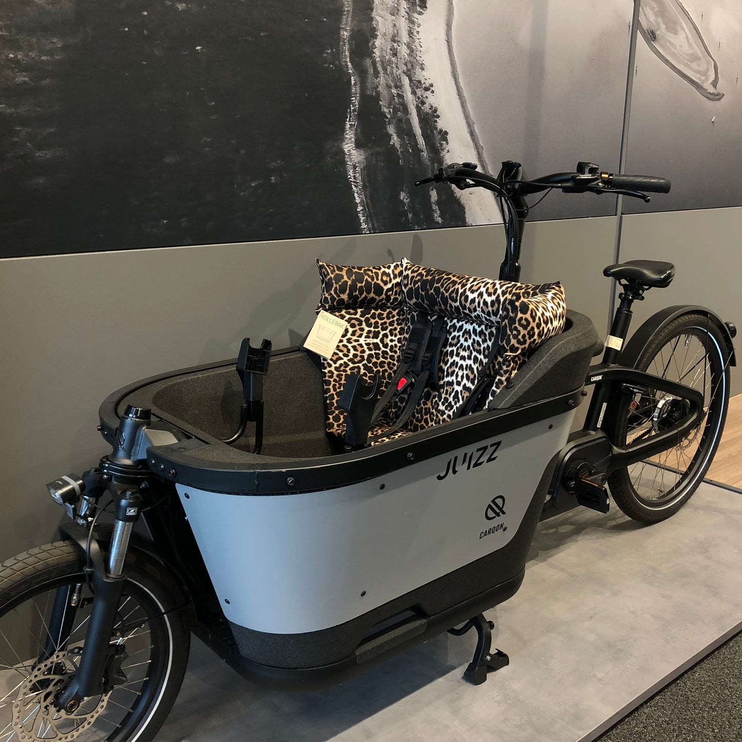 Cargo bike cushion Carqon - Leopard