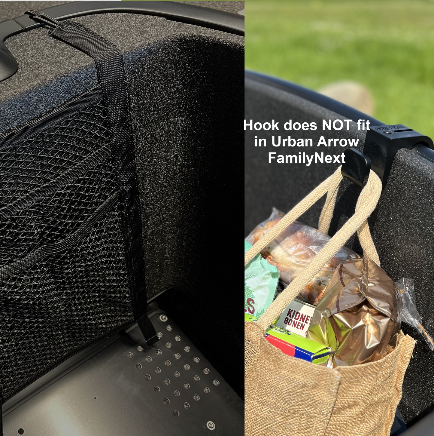 Lastenfahrad Kissen Urban Arrow - Jeans look