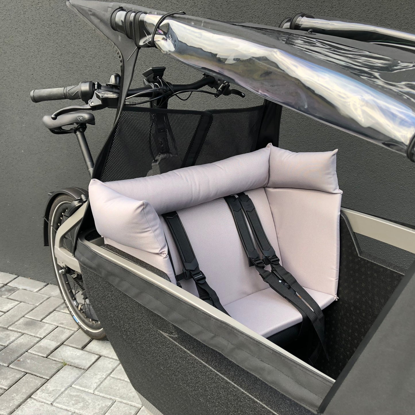 Cargo bike cushion Lovens - Grey