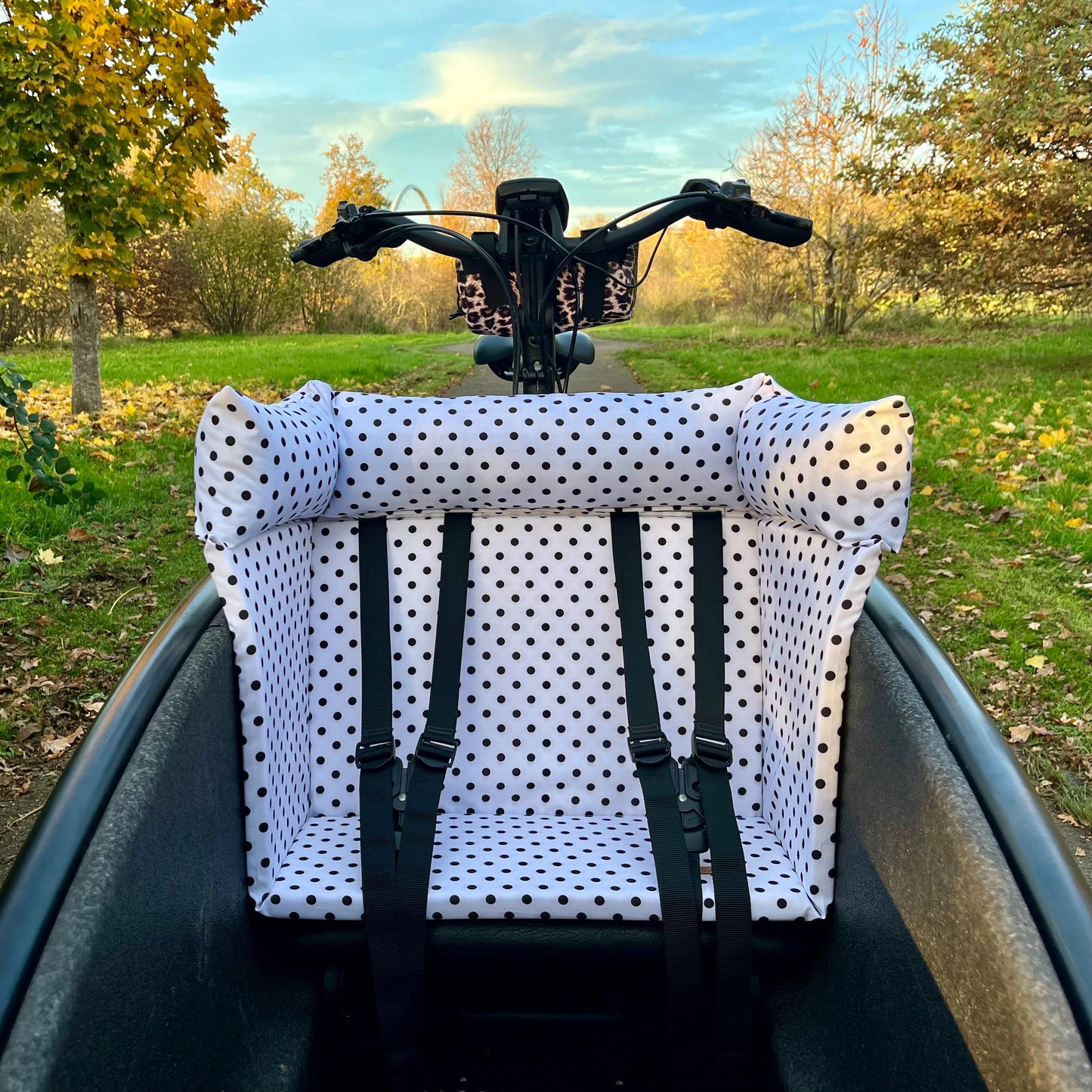 Bakfiets kussen Urban Arrow - Polkadot