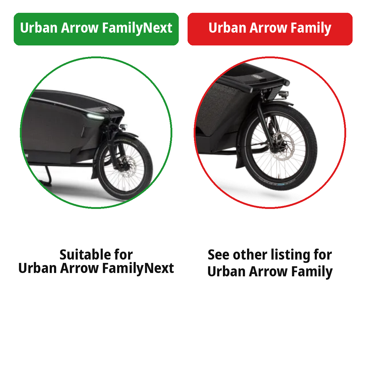 Regenhuif slot Urban Arrow FamilyNext
